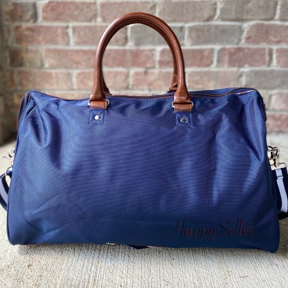 Ralph Lauren POLO Duffle Bag Gym Canvas Weekender Holdall Luggage Carryon New - Picture 6 of 8